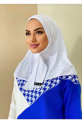 روسری سفید 100 x 100 R&S modibone - کد 378745104
