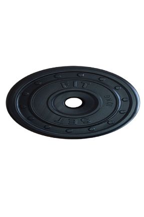 دمبل و وزنه مشکی 2 x 10 Kg کد 382793006