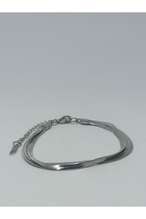 دستبند استیل زنانه فولاد ( استیل ) کد 382851537