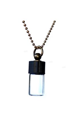 گردنبند جواهر مشکی زنانه شیشه کد 383070187