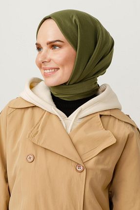 شال خاکی زنانه پنبه ای VALOR - کد 382718984