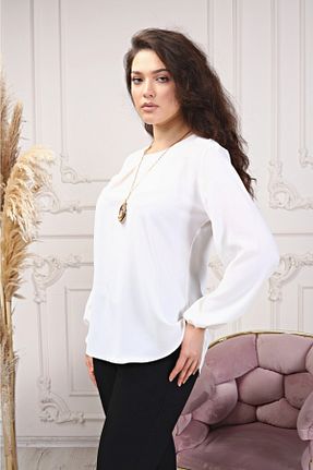 بلوز نباتی زنانه ساده Ayhanlar Collection - کد 383693490