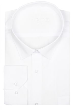 پیراهن سفید مردانه سایز بزرگ پنبه - پلی استر کد 67439595
