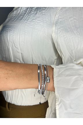 دستبند استیل (فولاد) زنانه استیل (فولاد) Venüs Accessory - کد 383802838