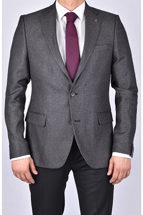کت طوسی مردانه اسلیم فیت RAGUSA - کد 383994616