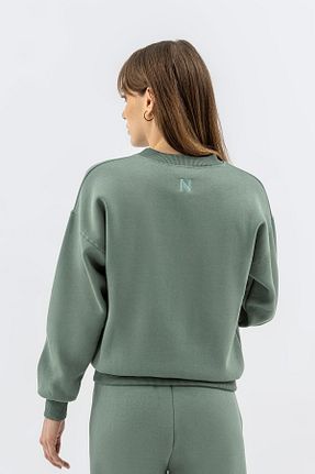 سوئیشرت سبز زنانه ساده NEFS Design - کد 384815732