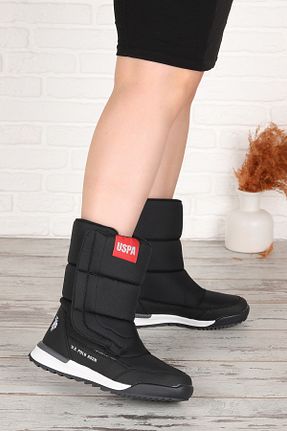 بوت برفی مشکی زنانه پارچه ای U.S. Polo Assn. - کد 384881955