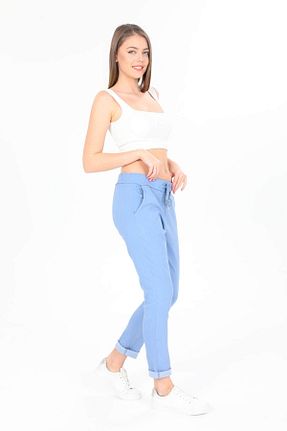 شلوار آبی زنانه ویسکون Luisido - کد 284791036