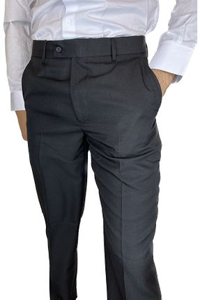 شلوار پارچه ای مشکی مردانه بلند APT PRESTIGE - کد 378661715