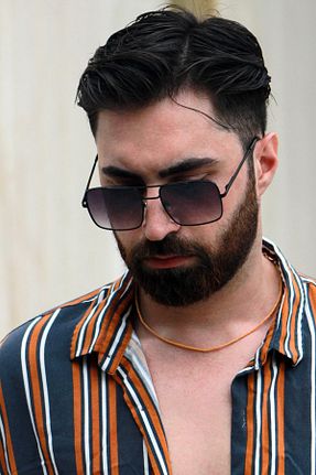 عینک آفتابی مشکی مردانه UV400 Babafiyatlar - کد 336694480