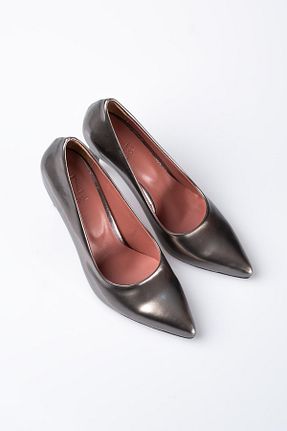 کفش کلاسیک طلائی زنانه چرم مصنوعی lizshoe - کد 384920354