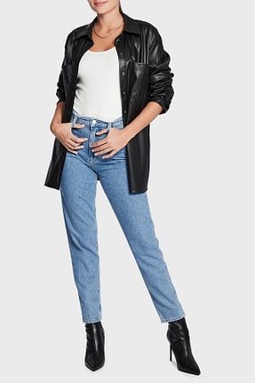 شلوار جین آبی زنانه پاچه تنگ Calvin Klein - کد 384985449