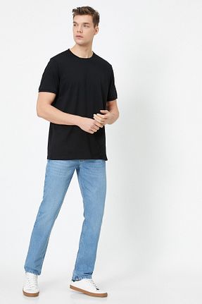 شلوار جین آبی مردانه پاچه لوله تفنگی Koton - کد 37620406