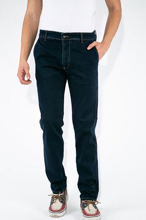 شلوار جین سرمه ای مردانه پاچه ساده FORZA JEANS - کد 42785713