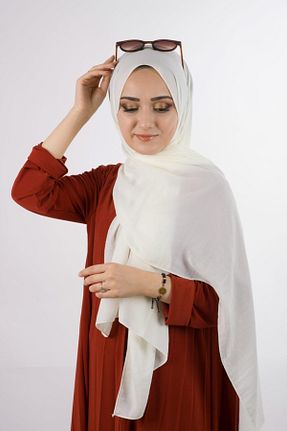 شال بژ زنانه پلی استر کد 42885712