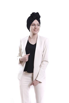 کلاه شنای حجاب مشکی زنانه Les Bonnes - کد 43262710