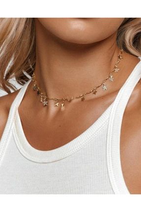 گردنبند جواهر طلائی زنانه روکش طلا KOBA - کد 72433136