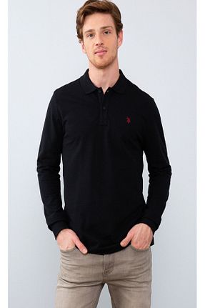 سوئیشرت مشکی مردانه ساده U.S. Polo Assn. - کد 31316956