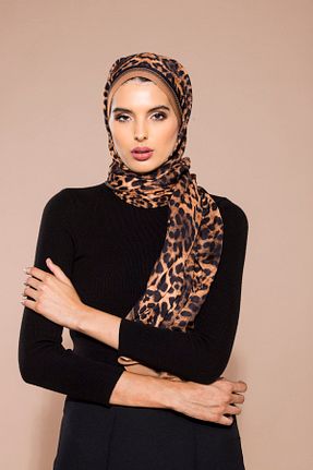 شال قهوه ای زنانه پلی استر 19V69 ITALIA - کد 57416260