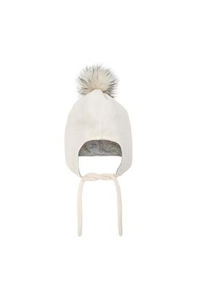 کلاه پشمی سفید بچه گانه Polar Petit Boom - کد 78455016