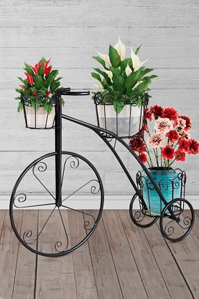 ژاردینیر مشکی 60 سانتی متر BellaaStore - کد 78508572