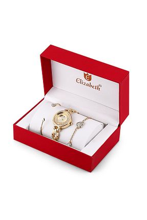 ساعت مچی طلائی زنانه 38 میلی متر Elizabeth - کد 78929163