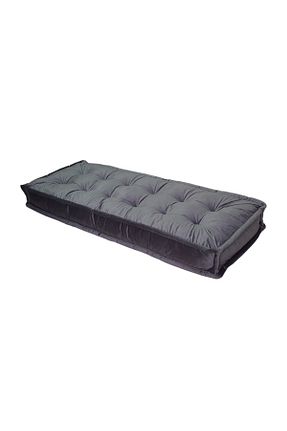 پوف و نیمکت طوسی پلی استر evodeko - کد 79063307