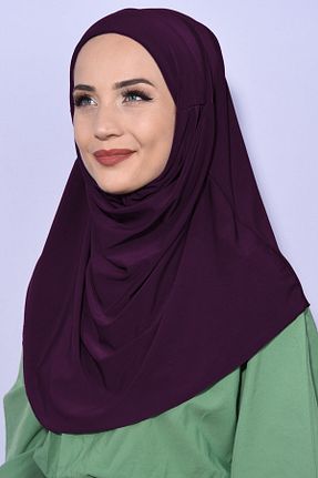 شال بنفش زنانه پنبه ای Ns nowascarf - کد 389225859