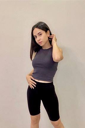 بلوز طوسی زنانه ساده QIVI - کد 387612925