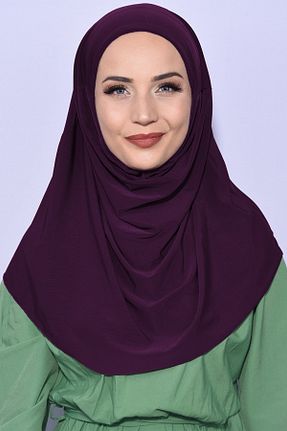 شال بنفش زنانه پنبه ای Ns nowascarf - کد 389225859