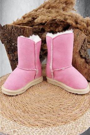 بوت / نیم بوت صورتی بچه گانه جیر ADA BEBEK ÇOCUK - کد 389297170