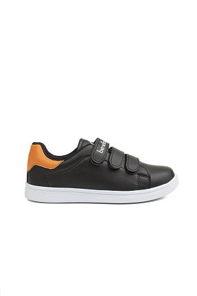 کفش اسنیکر مشکی زنانه چسبی Benetton - کد 386630534
