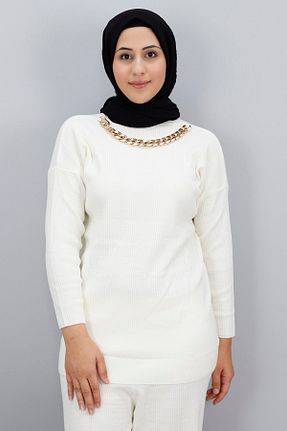 ست بالاتنه و پائین تنه حجاب نباتی زنانه Asimetrik Butik - کد 391636760