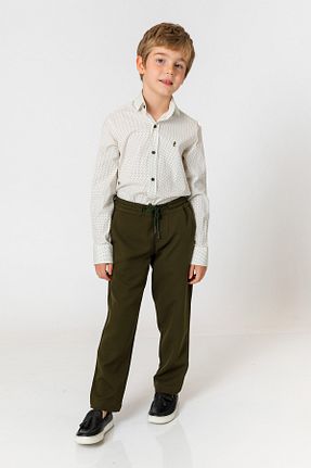 شلوار خاکی بچه گانه پلی استر incity - کد 392874653