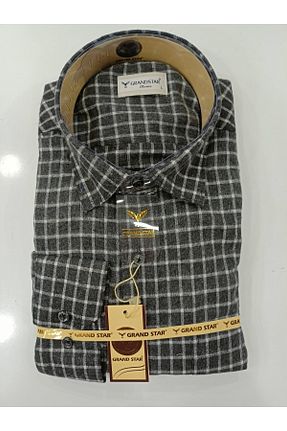 پیراهن طوسی مردانه رگولار Grand Star - کد 388941651