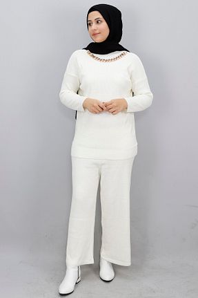 ست بالاتنه و پائین تنه حجاب نباتی زنانه Asimetrik Butik - کد 391636760