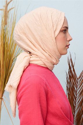 شال بژ زنانه پلی استر Madame Polo - کد 391660962