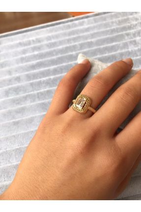 انگشتر جواهر طلائی زنانه کد 392630072