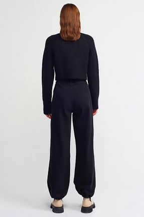 شلوار جین مشکی زنانه پاچه کش دار fehika - کد 377974816