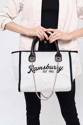 کیف دستی سفید زنانه سایز متوسط Ramsburry - کد 393583301