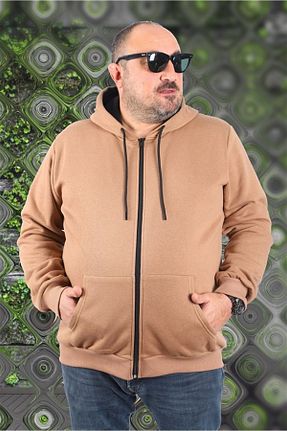 سوئیشرت سایز بزرگ قهوه ای مردانه سایز بزرگ Starbattal - کد 394694205