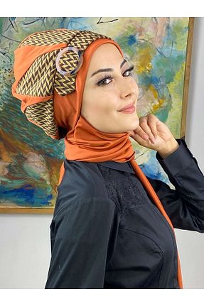 روسری نارنجی کد 409534066