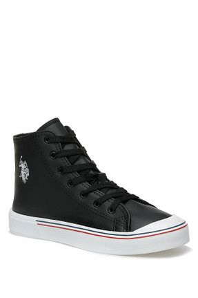 کفش اسنیکر مشکی مردانه بند دار U.S. Polo Assn. - کد 409670700
