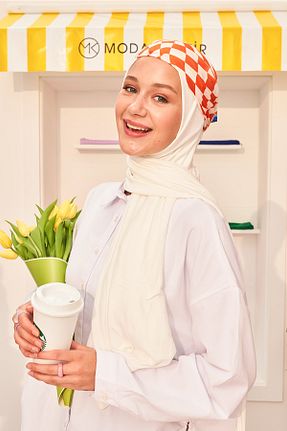 شال نباتی زنانه کشمیر ELÇİ MODA - کد 410020812