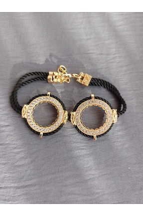 دستبند جواهر طلائی زنانه زیرکن GEZERGOLD TAKI - کد 404015045