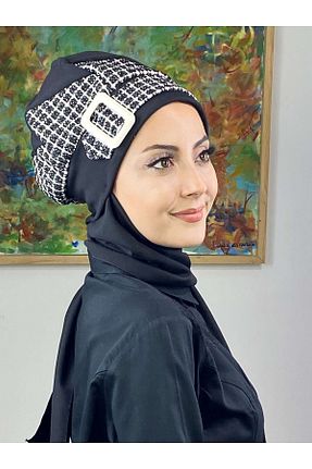 روسری مشکی BUTİKAMBAR - کد 409535534