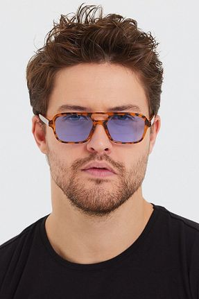 عینک آفتابی آبی زنانه UV400 Nilu Moda - کد 409538382