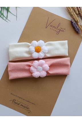 باندانا صورتی پنبه ای vanilya store - کد 403275452
