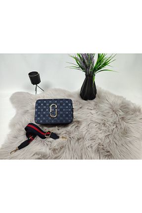 کیف دوشی سرمه ای زنانه چرم مصنوعی MUTLU TASARIMLAR - کد 409696543
