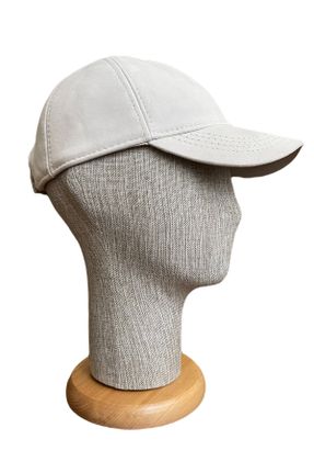 کلاه بژ زنانه چرم طبیعی کد 410391697